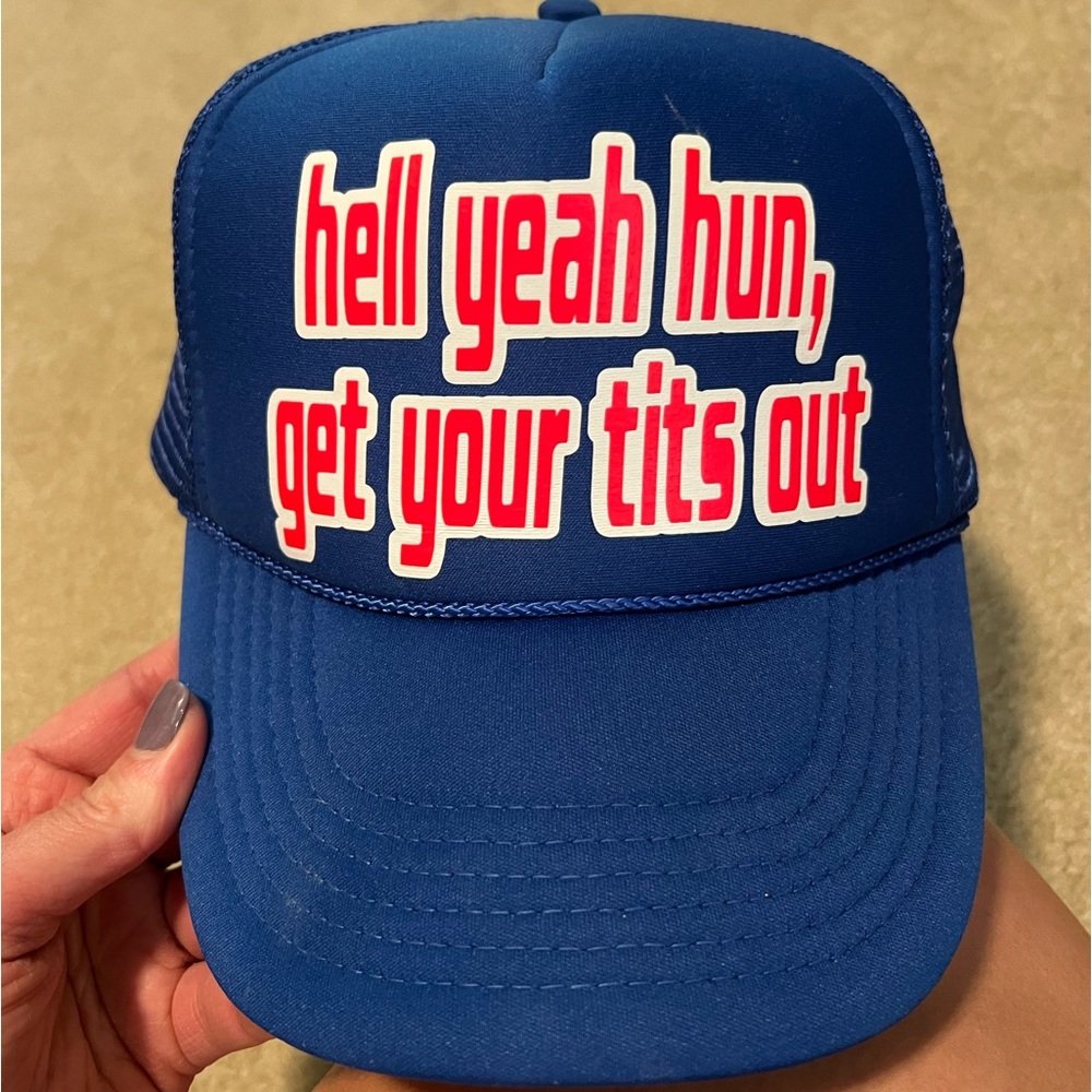Trucker Hat: fun for lake or Bach Party